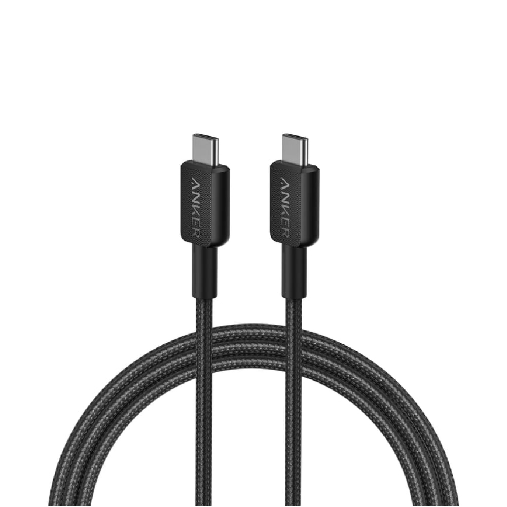 Anker Usb-C To Usb-C Cable, 6 Pies /2m Trenzado Negro